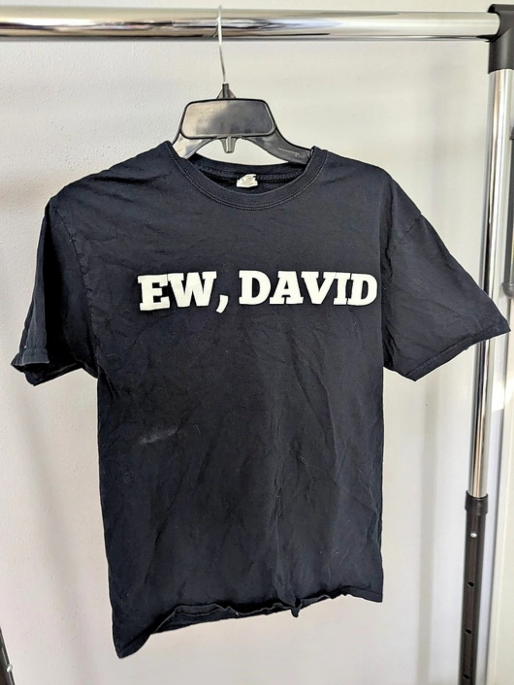 Schitt's Creek Ew David Graphic Tee Black & White Medium